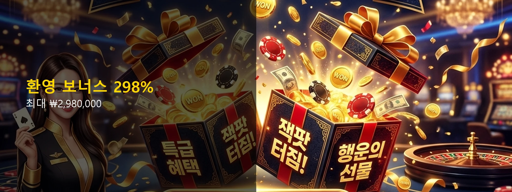 환영 보너스 배너 2